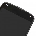 LG Nexus 4 LCD Screen with Front Housing Frame (Original)